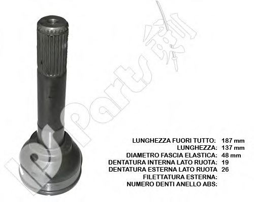 IPS Parts ICJ-10898 Joint Kit, drive shaft
